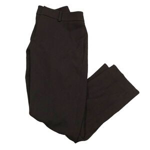 Club Monaco Black Textured Straight Leg Pants, Women's Office Pant size 28"